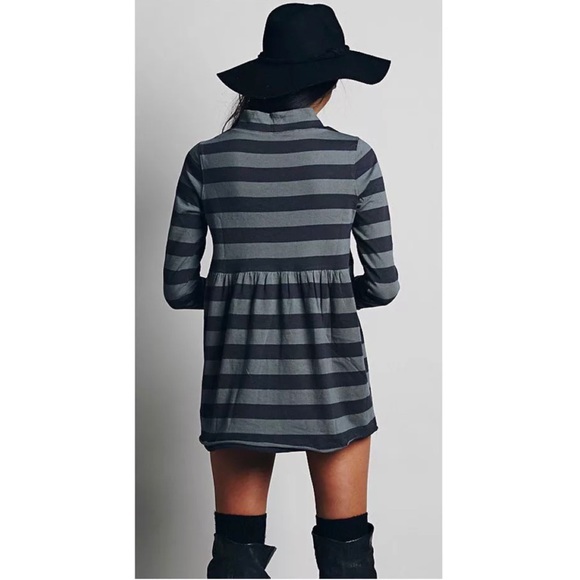 FREE PEOPLE Mod About It Grunge Babydoll Dress Top - Picture 2 of 8